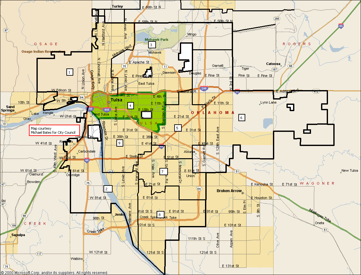 Council district map